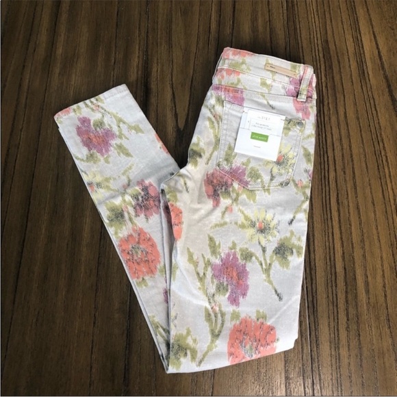 Anthropologie The STET slim ankle floral jeans - Picture 6 of 8